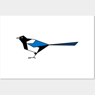 magpie Posters and Art